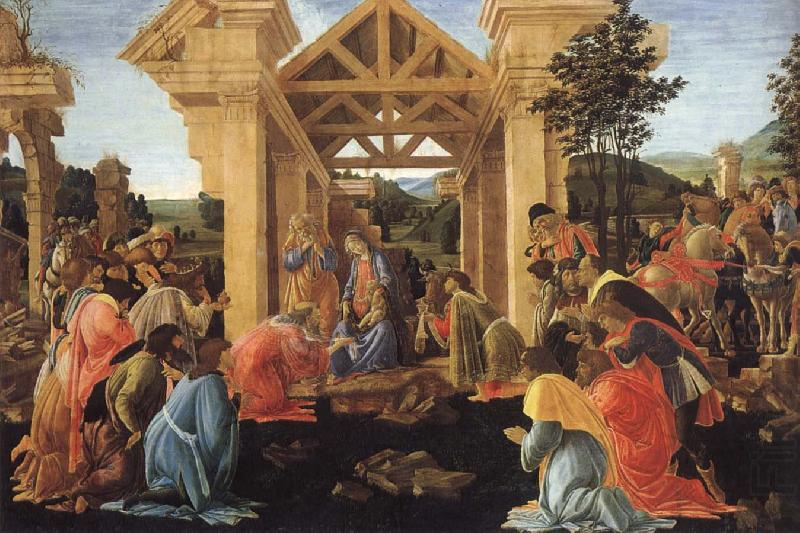 Konungarnas worship, Sandro Botticelli